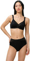 Triumph Modern Lace+Cotton - Beha zonder beugel - Katoenen cups - BLACK