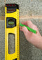 STANLEY FatMax I-Beam Waterpas 60cm - 3 libellen - Aluminium - Geel - 1-43-553