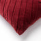 Dutch Decor GIDI - Kussenhoes velvet 45x45 cm Merlot - rood - met rits