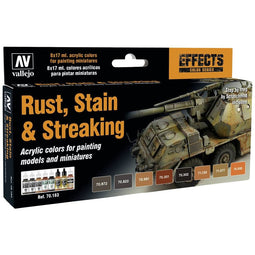 Vallejo 70183 Modelspoor mengkleur 8 stuk(s)