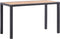 vidaXL Tuintafel 123x60x74 cm massief acaciahout zwart en bruin