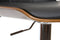 DKD Home Decor - Stoel - Modern - Bruin Zwart Zilverkleurig 50 x 52 x 121 cm