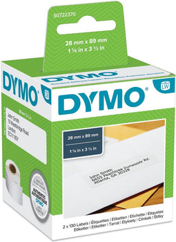 DYMO LabelWriter - Adres Label 89x28mm - Direct thermisch afdrukken - (2 stuks)