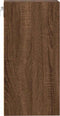 vidaXL - Hangkast - Riga - 40x29,5x60 - cm - bewerkt - hout - bruin - eikenkleur