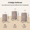 SKYCASES Urban Adventurer - Medium Reiskoffer - Cijferslot - 44x27x66cm - 79L - Champagne