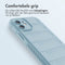 iMoshion Hoesje Geschikt voor iPhone 12 Hoesje Siliconen - iMoshion EasyGrip Backcover - Lichtblauw