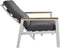 Lesli Living Duo Loungeset Aluminium Ligbedden Coda Wit incl. Tafeltje