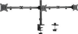 Ewent EW1513 - Bureaumount voor 3 monitors tot 27 inch - VESA 75x75mm tot 100x100mm - Zwart