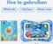 Spoused Waterspeelmat - Watermat - Tummy Time - 6 bewegende visjes - Clownviskleur