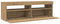 vidaXL - Tv-meubel - met - LED - 120x35x40 - cm - bewerkt - hout - artisanaal - eiken