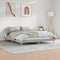 vidaXL - Bedframe - bewerkt - hout - grijs - sonoma - eikenkleurig - 120x200 - cm