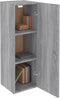 vidaXL - Tv-meubelen - 2 - st - 30,5x30x90 - cm - bewerkt - hout - grijs - sonoma - eiken