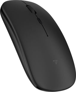 Trendfield Draadloze Muis - Oplaadbare Ergonomische Muis met Stille Klik - Bluetooth - Zwart
