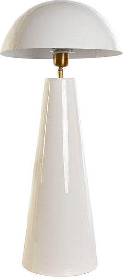 Bureaulamp DKD Home Decor Wit Metaal Ijzer 50 W 220 V 31 x 31 x 70 cm