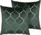 ALYSSUM - Sierkussen set van 2 - Groen - 45 x 45 cm - Polyester