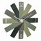 TFA Dostmann Clock in The Box analoge wandklok, 60.3020.04, designklok, plug-in design, tikt niet, lange batterijduur, geschikt voor slaapkamer/keuken/studeerkamer, groen