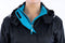 Ralka Regenjas Deluxe - Lang Model - Getailleerd - Zwart/Aqua - M (38)