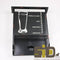 Wandkast bier metaal met glas ervoor inclusief opener 50x40cm
