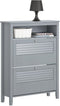 SoBuy FSR152-HG - Entreekast - 2 Deuren & Schoenenrek - Grijs