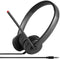 Lenovo Stereo Analog - Headset - Bedraad - Zwart