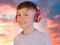 Lazerbuilt HMSM-BTLI-SUPEREYES - draadloze koptelefoon - led verlichting - Superman