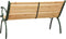 vidaXL - Tuinbank - 116 - cm - gietijzer - en - massief - vurenhout