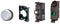 Eaton 110931 M22-DL-W-K10LED-BVP Verlichte druktoets Kunststof frontring 1 stuk(s)