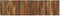 vidaXL - Hoofdbord - 200 - cm - massief - gerecycled - hout - meerkleurig