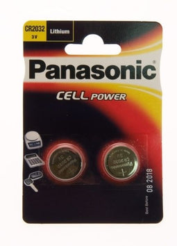 Panasonic CR2032 - Lithium batterij 3V 225mAh - Aluminium