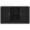 vidaXL - Dressoir - Zwart - Eiken - 120x30,5x70 - cm - Gemaakt - van - Engineered - Hout