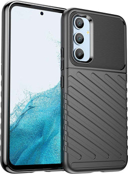 iMoshion Hoesje Geschikt voor Samsung Galaxy A54 (5G) Hoesje Siliconen - iMoshion Thunder Backcover - Zwart