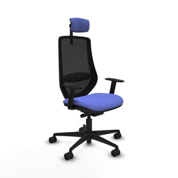 Bureaustoel Piqueras y Crespo D036N2W Licht Blauw