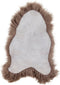 Dyreskinn Schapenvacht ijslands taupe 90-110cm lengte / 60-70cm breedte