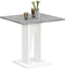 FMD - Eettafel - 70 - cm - betongrijs - en - wit