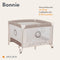 Lionelo Bonnie - Kinderbox - Zijwanden van gaas - Beige