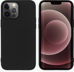 iMoshion Hoesje Geschikt voor iPhone 13 Pro Max Hoesje Siliconen - iMoshion Color Backcover - Zwart