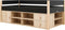 Bopita Lucas compactbed 90x200 met opbergmodule - Mat Zwart/Naturel