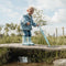 Little Dutch Sailors Bay - Kinderregenlaarzen - Rubber met textiel voering - Blauw - mt 22/23