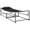 vidaXL - Ligbed - - - Antraciet - - - 200x74x73 - cm - - - Staal - & - Textilene