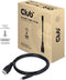 Club3D - Micro HDMI naar HDMI 2.0 Kabel - 4K 60Hz 18Gbps - Zwart (1 m)