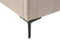 SEZANNE - Bed met opbergruimte - Taupe - 160 x 200 cm - Fluweel