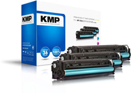 KMP 1236,0030 - Toner - Cyaan Geel Magenta - Compatibel met HP LaserJet Pro 200 Series