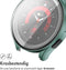 imoshion Screenprotector - Geschikt voor Samsung Galaxy Watch 5 44mm - Full Cover Hard Case / Beschermend Hoesje - Donkergroen