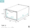 Stackable shoe box Max Home Wit 6 Stuks Polypropyleen ABS 23 x 14,5 x 33,5 cm