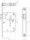 Intersteel Woningbouw loopslot rvs geborsteld