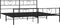 vidaXL - Bedframe - met - hoofd- - en - voeteneinde - metaal - zwart - 200x200 - cm