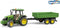Bruder 2108 John Deere 5115 M - Tractor 1:16 - Kieptrailer - Groen Zwart Geel