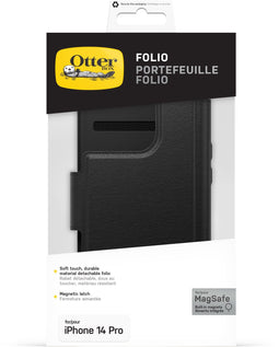 Otterbox iPhone 14 Pro - Folio - MagSafe compatibel met 3 vakken - Zwart