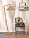 GOOD&MOJO Vloerlamp Tahiti - Bamboe/Zwart - 65x45x150cm - Modern - Staande lampen voor Woonkamer - Slaapkamer