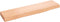 vidaXL - Wandschap - 40x10x2 - cm - behandeld - massief - eikenhout